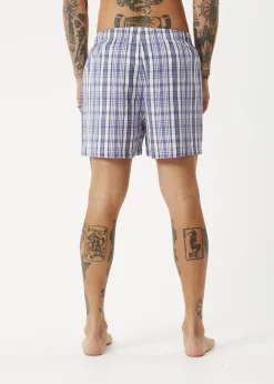 Accessories|Accessories<Afends Checked Out  - Boxer Short Marlin