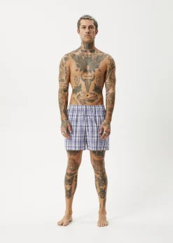 Accessories|Accessories<Afends Checked Out  - Boxer Short Marlin
