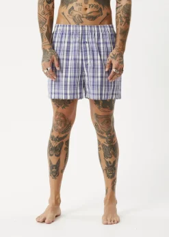 Accessories|Accessories<Afends Checked Out  - Boxer Short Marlin