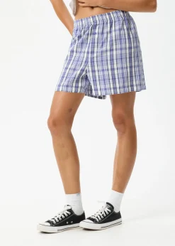 Accessories|Accessories<Afends Checked Out  - Boxer Short Marlin