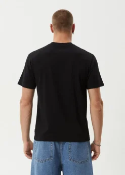 T-Shirts<Afends Chem Trails  - Retro Tee Black