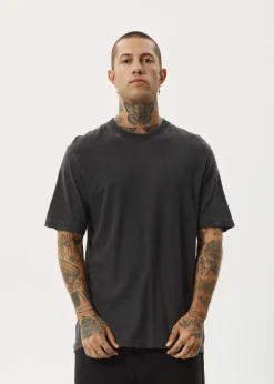 T-Shirts<Afends Classic  - Retro Tee Stone Black