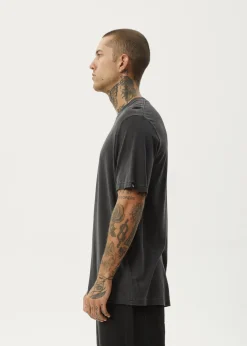 T-Shirts<Afends Classic - Retro Tee Stone Black