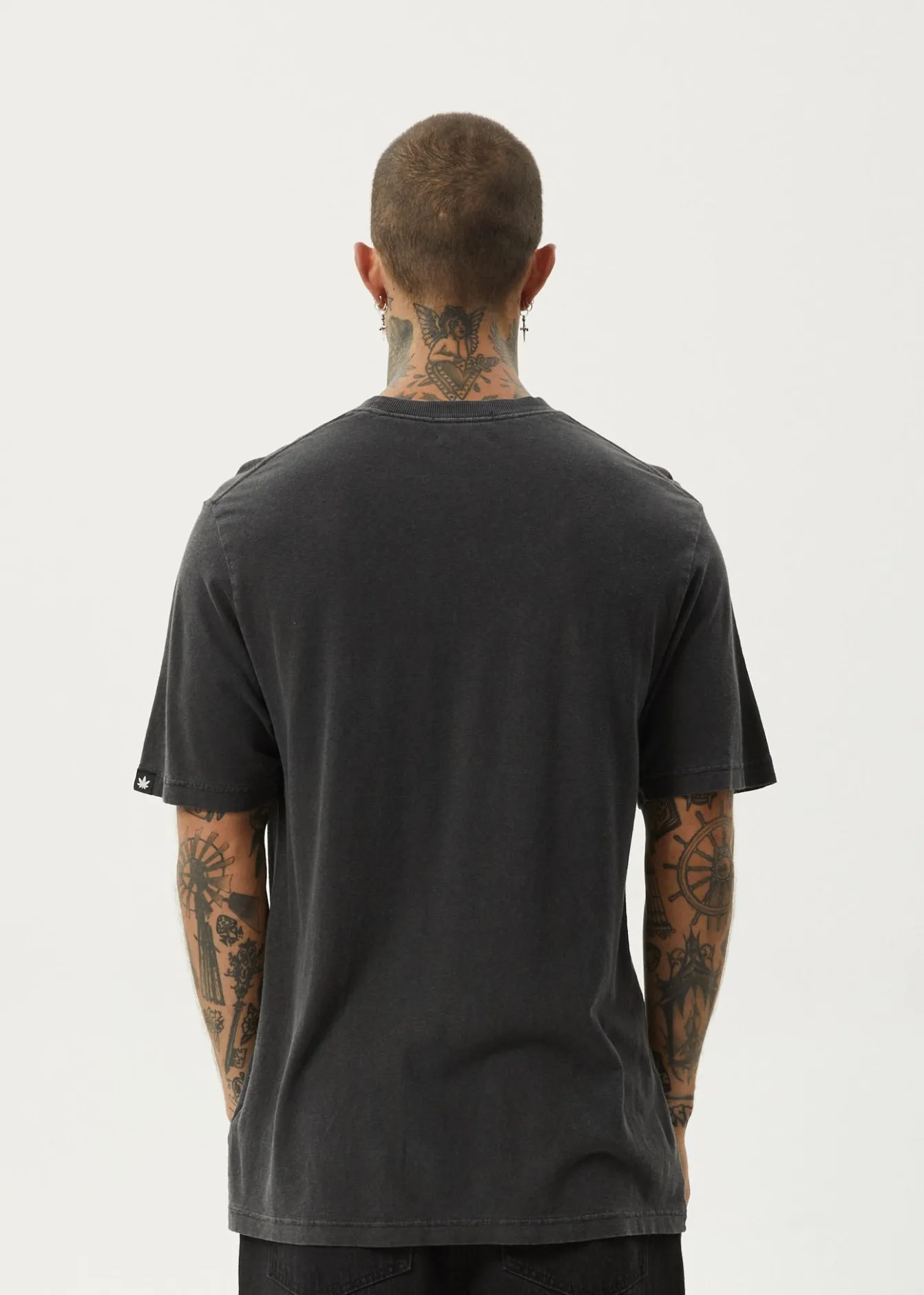 T-Shirts<Afends Classic - Retro Tee Stone Black