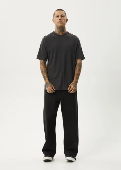 T-Shirts<Afends Classic - Retro Tee Stone Black