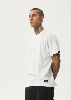 T-Shirts<Afends Classic  - Retro Tee White