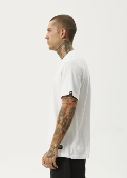 T-Shirts<Afends Classic  - Retro Tee White
