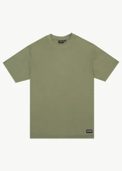 T-Shirts<Afends Classic  - Retro Tee Oil Green