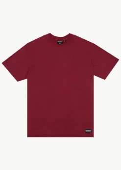 T-Shirts<Afends Classic  - Retro Tee Washed Burgundy