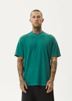 T-Shirts<Afends Classic  - Retro Tee Washed Pine