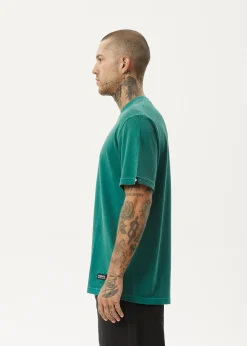 T-Shirts<Afends Classic  - Retro Tee Washed Pine
