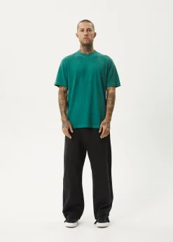 T-Shirts<Afends Classic  - Retro Tee Washed Pine