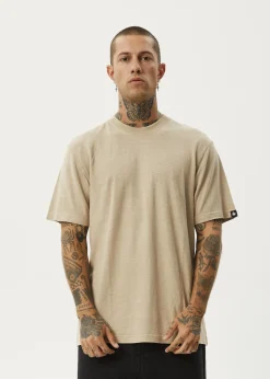 T-Shirts<Afends Classic  - Retro Tee Taupe