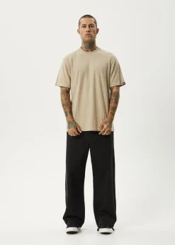 T-Shirts<Afends Classic  - Retro Tee Taupe