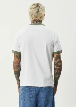 T-Shirts<Afends Classico  - Heavyweight Ringer Tee White