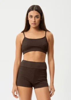 Swimwear<Afends Cleo  - Bikini Top Coffee