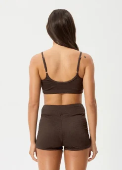 Swimwear<Afends Cleo  - Bikini Top Coffee