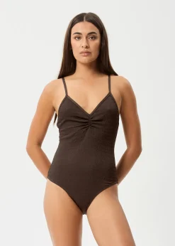 Swimwear<Afends Cleo  - One Piece Coffee