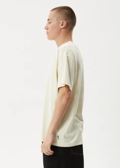 T-Shirts<Afends Cloudy  - Boxy Tee Limestone