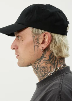 Accessories|Accessories<Afends Core  - Six Panel Cap Stone Black