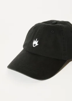 Accessories|Accessories<Afends Core  - Six Panel Cap Stone Black