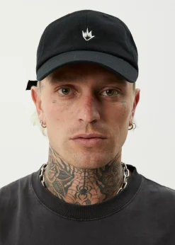Accessories|Accessories<Afends Core  - Six Panel Cap Stone Black