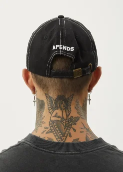 Accessories|Accessories<Afends Core  - Six Panel Cap Black