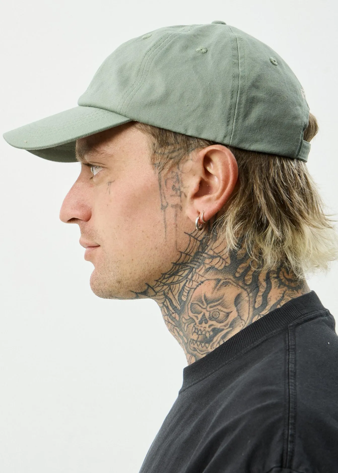 Accessories|Accessories<Afends Core - Six Panel Cap Oil Green