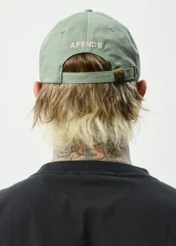 Accessories|Accessories<Afends Core - Six Panel Cap Oil Green