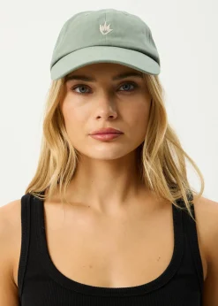 Accessories|Accessories<Afends Core - Six Panel Cap Oil Green
