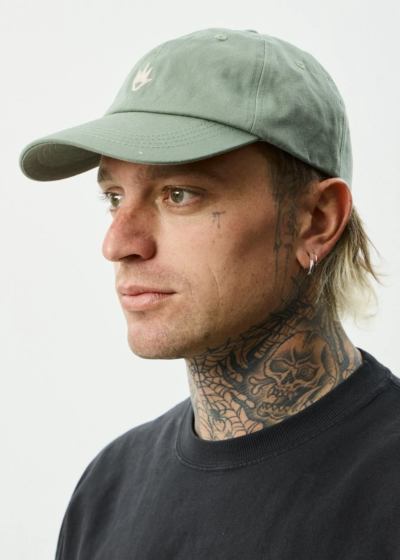 Accessories|Accessories<Afends Core - Six Panel Cap Oil Green