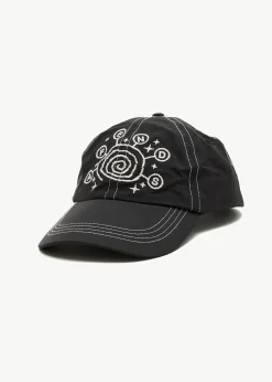 Accessories|Accessories<Afends Cosmic Con  - Six Panel Cap Black