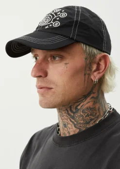 Accessories|Accessories<Afends Cosmic Con  - Six Panel Cap Black