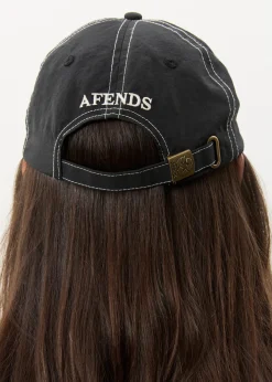 Accessories|Accessories<Afends Cosmic Con  - Six Panel Cap Black