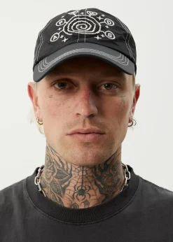 Accessories|Accessories<Afends Cosmic Con  - Six Panel Cap Black