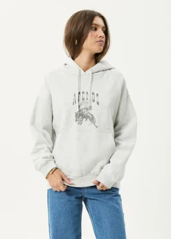 Outerwear<Afends Cosmic Cow  -  Hoodie Grey Marle