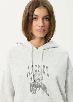 Outerwear<Afends Cosmic Cow - Hoodie Grey Marle