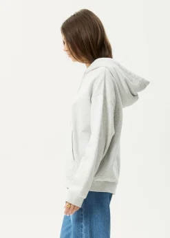 Outerwear<Afends Cosmic Cow - Hoodie Grey Marle