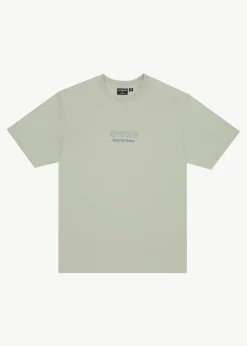 T-Shirts<Afends Creator  - Retro Tee Eucalyptus