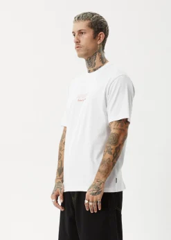 T-Shirts<Afends Creator  - Retro Tee White