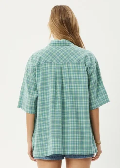 Shirts|Tees & Shirts<Afends Creator  - Short Sleeve Shirt Pine