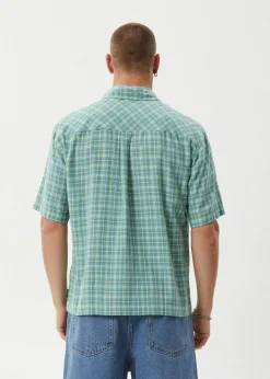 Shirts|Tees & Shirts<Afends Creator  - Short Sleeve Shirt Pine