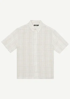 Shirts|Sets & Co-Ords<Afends Criss Cross  - Short Sleeve Shirt Taupe