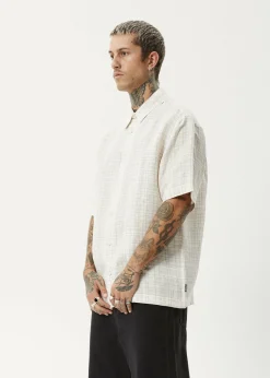 Shirts|Sets & Co-Ords<Afends Criss Cross  - Short Sleeve Shirt Taupe