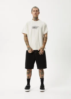T-Shirts<Afends Cultivate Me  - Boxy Tee Moonbeam