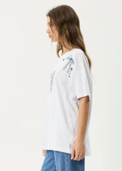 Tees & Shirts<Afends Cygnet  - Oversized Tee White