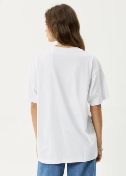 Tees & Shirts<Afends Cygnet  - Oversized Tee White