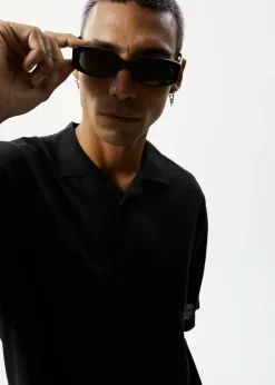 Shirts<Afends Daily  - Cuban Short Sleeve Shirt Black