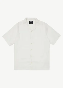 Shirts<Afends Daily  - Cuban Short Sleeve Shirt White