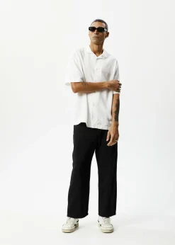 Shirts<Afends Daily  - Cuban Short Sleeve Shirt White